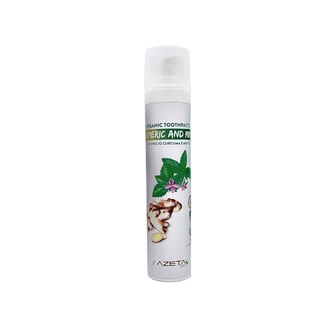 Azeta Bio Organska pasta za zube za odrasle - kurkuma i menta 50ml